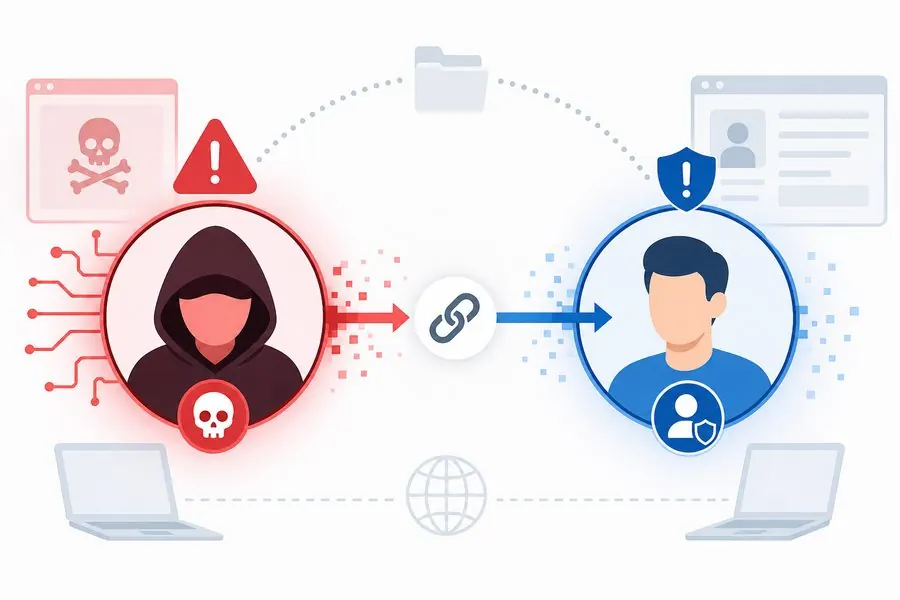 Piratage via comptes collaborateurs ou liés