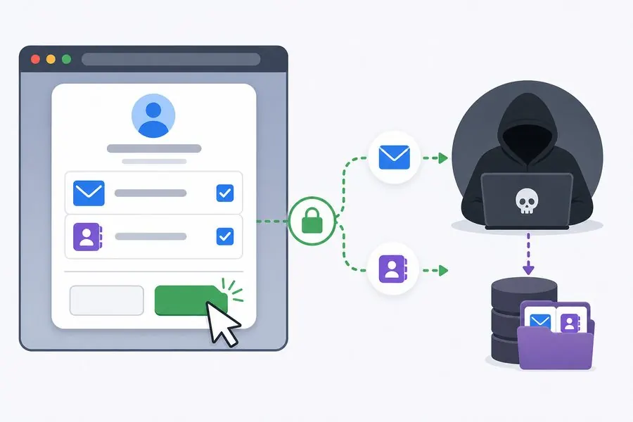 Interception OAuth malveillante