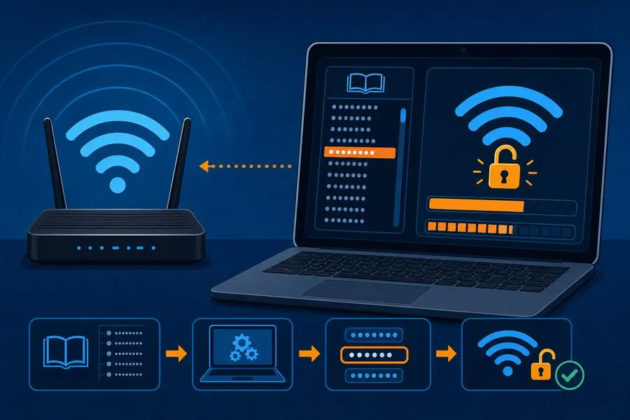 WiFi dictionary/brute-force attack